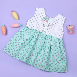 Macwin Polka Dot Print Fit & Flare Dress-picture-46
