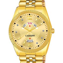 CASADO Men Dial & Stainless Steel Straps Analogue Watch CSD-640-GOLD-GOLD-DD-image-79
