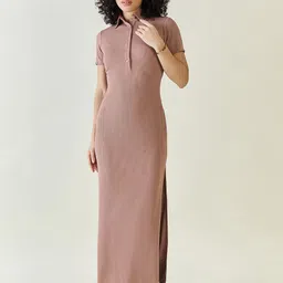 aayu Bodycon Maxi Dress-image-76