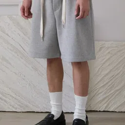 EVERDION Men Cotton Mid-Rise Knee Length Shorts-image-33