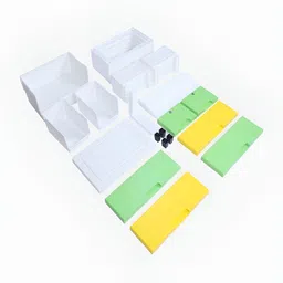The Tickle Toe Kids Yellow & Green Durable & Eco-Friendly 6-Drawer Storage Chest-picture-22