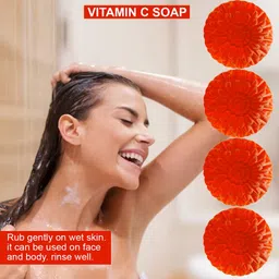 GROOVY Set Of 4 Garlic Glow Vitamin C Bath Bar - 100 g Each image 2