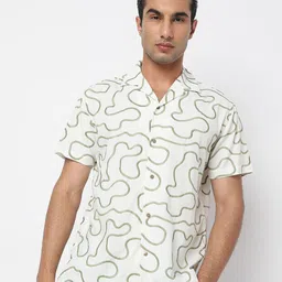 MARK & ALBERT Men Classic Opaque Casual Shirt-image-21