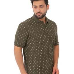 WILD COPS Men Printed Polo Collar T-shirt-image-72