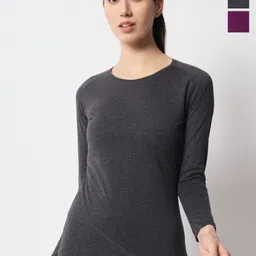 appulse Women 2 Raw Edge Slim Fit T-shirt-picture-54