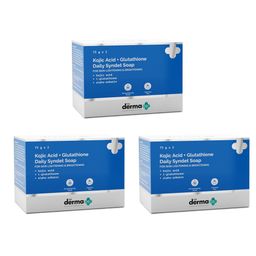 The Derma co. Set Of 3 Kojic Acid + Glutathione Daily Soap with Alpha-Arbutin - 75 g Each-13
