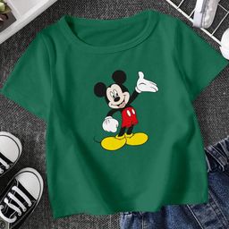 KIDS MICKY MOUSE COLOUR PRINT T SHIRT-image-76