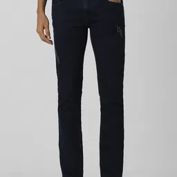 VAN HEUSEN DENIM LABS Men Slim Fit Low Distress Jeans-picture-4