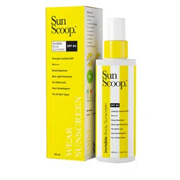 SunScoop SPF 60 Invisible Body Sunscreen for Blue Light Protection - 125 ml-8