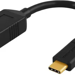 SANNO WORLD Black USB-C to USB 3.0 Female Adapter, 0.5 ft (Gen1) USB3.1 Type C to Type A Adapter OTG Cord, Compatible MacBook Pro, Galaxy S8, S9 etc,Black Phone Converter-image-57