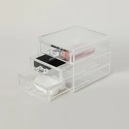 Home Centre Transparent Orion Ducale 3-Drawer Organizer-43