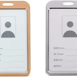 Aluminum ID Badge Holder-16