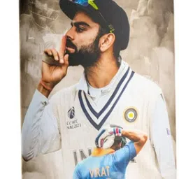 Virat Kohli Sipper Water Bottle For boys & Gilr Birthday (NS-278) 600 ml Water Bottle-image-21