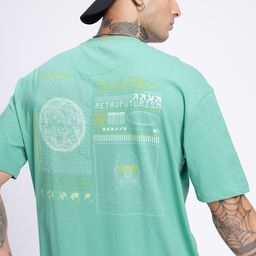 glitchez Street Savvy Printed Relaxed T-shirt-image-58