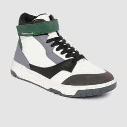 Aeropostale Men Mid-Top Colourblocked Sneakers-image-41