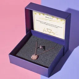 SALTY Cubic Zirconia Studded Jewellery Set image 1