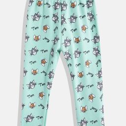 Eteenz Infant Girls Tom & Jerry Printed Mid-Rise Premium Cotton Leggings-image-35