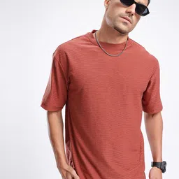 glitchez Street Savvy Textured Oversized T-shirt-image-67