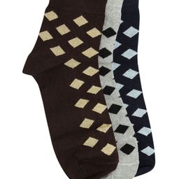 Mast & Harbour Men Set of 3 Above Ankle-Length Socks-13