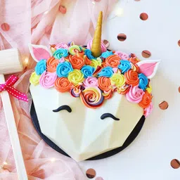 Unicorn Chocolate Heart Pinata Cake (750 gm)-image-30