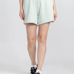 Adidas Originals Mint Green Cotton Shorts-image-64
