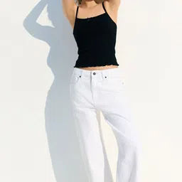 H&M Lace-Trimmed Strappy Top-image-33