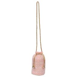Aditi Wasan Pink Fabric Potli-23