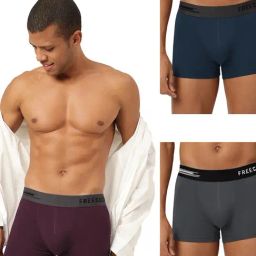 Freecultr Multi Comfort Fit Trunks - Pack of 3-picture-29
