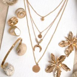 Joker & Witch Blonde Fior Necklace Set with Bracelet & Ring-image-25