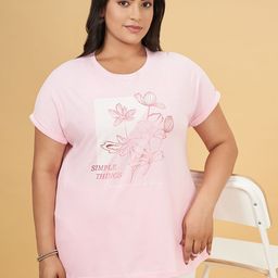 Honey Curvytude by Pantaloons Women Printed Cotton Regular Top-image-31