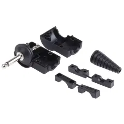 RS PRO Jack Connector 6.35 mm Cable Mount Mono Plug 2 Pole, 8051633-image-58