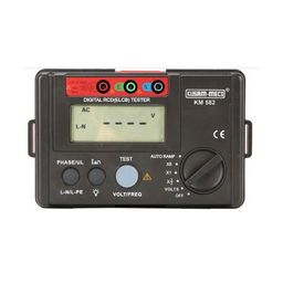 KUSAM-MECO 30V-600V, 45Hz-65Hz Digital RCD Tester - KM 582-48