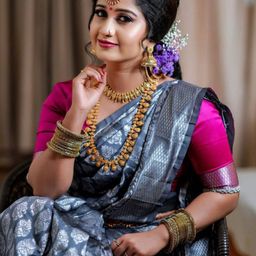 INDIOTSAV Woven Design Zari Banarasi Saree-image-51