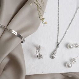Joker & Witch Silver Arcade Necklace Set with Bracelet & Ring-image-62