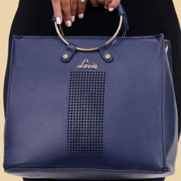 Lavie Chapada Navy Solid Medium Handbag-picture-17