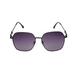 Spartan Black Square Unisex Sunglasses-image-76