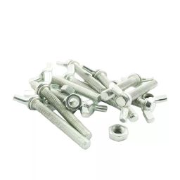 Mec Size M6x50 mm Wing Butterfly Bolt Screw Carbon Steel, MEC0021 (Pack of 10 Pcs)-31