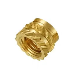 Dreams4ever M3x5 mm Brass Molding Insert Nut Golden Yellow-39