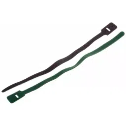 RS PRO Cable Tie, Hook and Loop, 325x25 mm, Green Nylon, 1797175-69