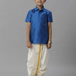 Ramraj Boys Shirt with Dhoti Pants-image-62