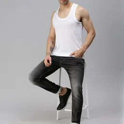 CAVENDERS White Cotton Innerwear Vests-image-47