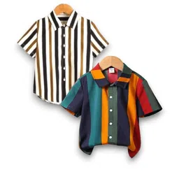 LUVITUS Pack of 2 Boys Printed Casual Shirt-picture-32