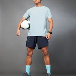 CULT Men Moisture Wicking Solid Round Neck All Day Active Training T-shirt-image-9