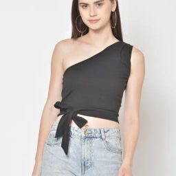 Cation Black Crop Top-image-36