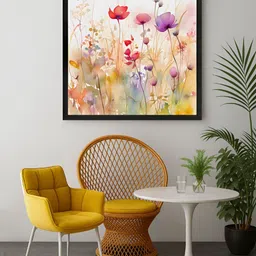 999Store White & Red Floral And Botanical Canvas Wall Art-image-28
