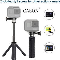 Cason -Tripod Monopod with Mini Selfie Stick & Tripod Kit for Action Camera Cason CN10,CS6, gopro Accessories, Gopro Hero 10/9/8/7/6/5, DJI Osmo Action,SJCAM and All Action Cameras (Black) image 5