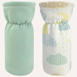 Abracadabra Bottle Cover Lost in Clouds Set of 2 Sea Green - Fits Upto 300 ml Bottle-picture-40