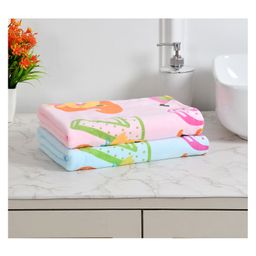 Jars Collections 100% Microfiber Towels Cartoon Teddy Print Pack of 2 - Multicolor-image-15