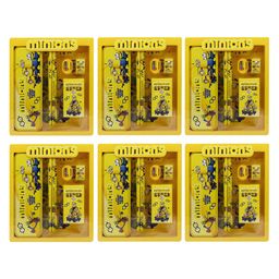 Asera Minions Stationery Gift Set of 6 - Yellow-24