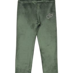Lil Lollipop Velvet Heart Stone Embellished Leggings - Green-image-47